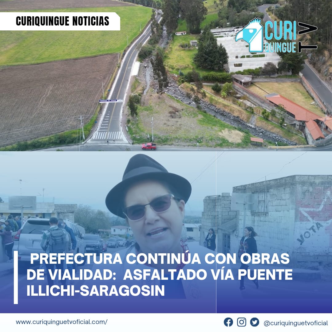 #NoticiaLocal Obras de vialidad en Latacunga…