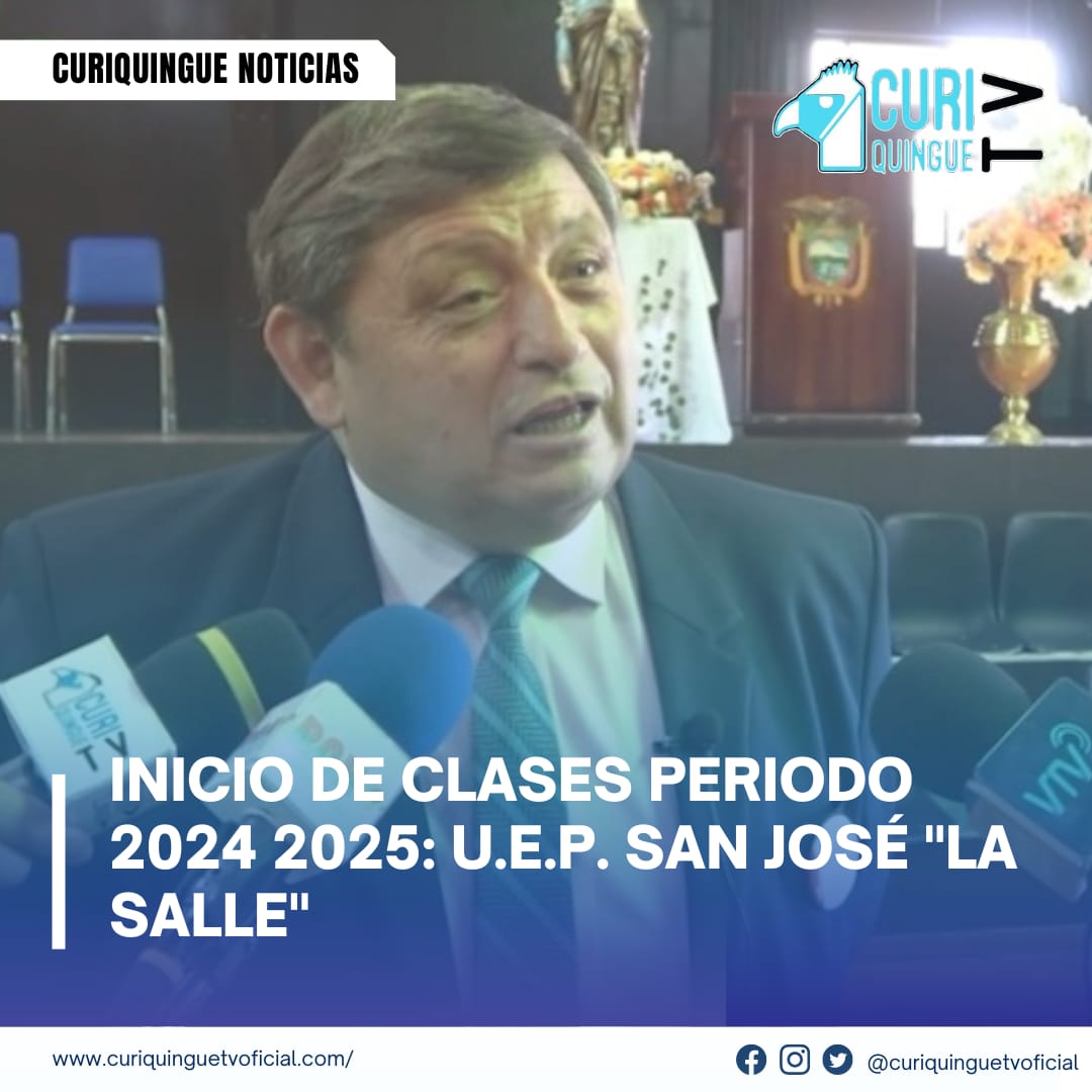 #NoticiaLocal Eddy Cárdenas, rector de la U E P San José La Salle…