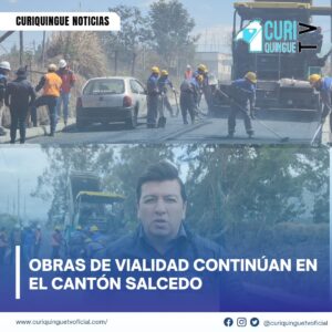 #NoticiaLocal Obras viales en Salcedo: