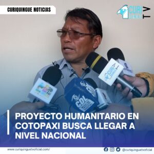 #NoticiaProvincial Administrador Provincial de Cotopaxi, Patricio Alvarado, presentará una propuesta para proyecto humanitario dirigido a los más necesitados. Más información y Tv en vivo: https://curiquinguetv.com/ #CuriquingueTvOficial