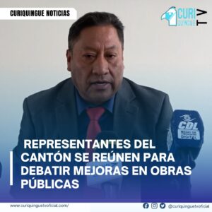 #NoticiaLocal Asambleísta Cristiana Chávez se reunió con representantes del cantón para discutir una gestión propositiva para mejorar las obras públicas en la zona. Más información y Tv en vivo: https://curiquinguetv.com/ #CuriquingueTvOficial