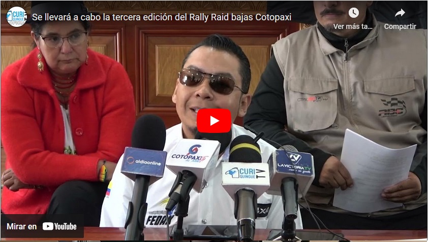 #NoticiaProvincial Se llevará a cabo la tercera edición del Rally Raid bajas Cotopaxi en los cantones Salcedo y Pujilí con el apoyo de la prefectura de Cotopaxi. Más información y Tv en vivo: https://curiquinguetv.com/ #CuriquingueTVOficial