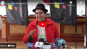 #NoticiaProvincial La perfecta de Cotopaxi Lourdes Tibán informa sobre el fatal accidente de tránsito en el cual estarían involucrados funcionarios de la prefectura de Cotopaxi. Más información y Tv en vivo: https://curiquinguetv.com/ #CuriquingueTVOficial