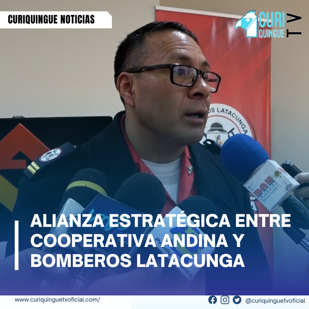 #NoticiaLocal El Cuerpo de Bomberos de Latacunga y la Cooperativa Andina firman convenio para facilitar pagos de contribuciones y permisos, mejorando la accesibilidad y eficiencia para los ciudadanos de Latacunga. Más noticias y Tv en vivo: www.curiquinnguetv.com #CuriquingueTvOficial