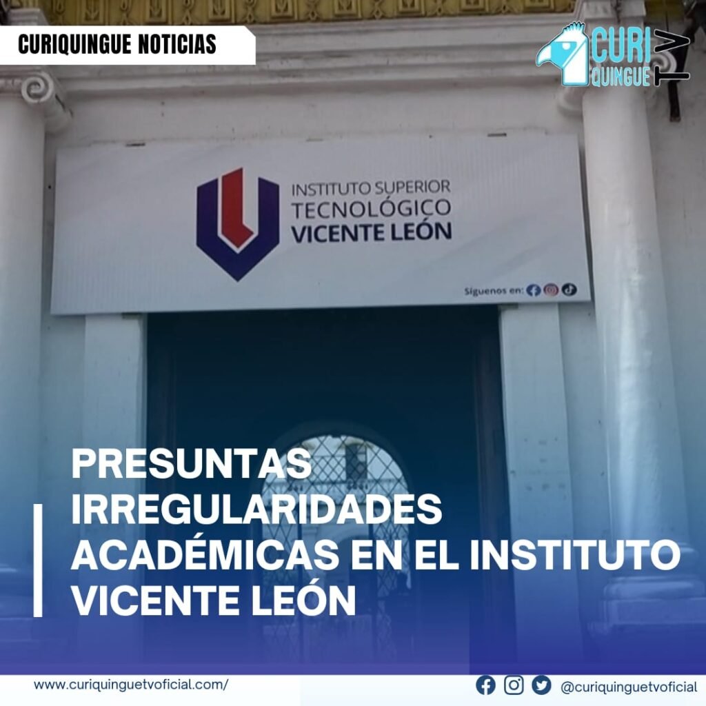 #NoticiaLocal Estudiantes del Instituto Vicente León, han denunciado presuntas irregularidades académicas, incluyendo la exigencia de una "donación" de $300 para rendir el examen complexivo, y un supuesto caso de acoso por parte de un docente. Algunas estudiantes respaldaron las acusaciones y aseguraron que tomarán medidas legales para garantizar el respeto a sus derechos. El instituto aún no se ha pronunciado oficialmente sobre las denuncias. Más noticias y Tv en vivo: www.curiquinnguetv.com #CuriquingueTvOficial