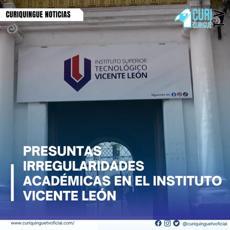 #NoticiaLocal Estudiantes del Instituto Vicente León, han denunciado presuntas irregularidades académicas, incluyendo la exigencia de una "donación" de $300 para rendir el examen complexivo, y un supuesto caso de acoso por parte de un docente. Algunas estudiantes respaldaron las acusaciones y aseguraron que tomarán medidas legales para garantizar el respeto a sus derechos. El instituto aún no se ha pronunciado oficialmente sobre las denuncias. Más noticias y Tv en vivo: www.curiquinnguetv.com #CuriquingueTvOficial