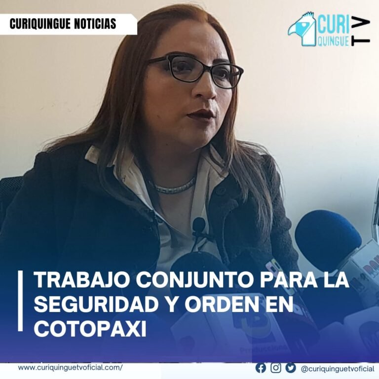 #NoticiaProvincial Jhoana Mayo, Intendente de Cotopaxi, resaltó las acciones realizadas en conjunto con varias entidades para garantizar la seguridad ciudadana. Destacó los controles realizados durante la caminata de la virgen del Quinche en Saquisilí, que aseguraron el orden en este importante evento comunitario. Más noticias y Tv en vivo: www.curiquinnguetv.com #CuriquingueTvOficial