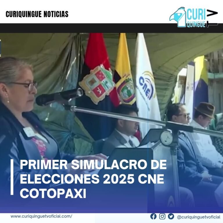 #NoticiaProvincial El 20 de enero de 2025, se llevó a cabo el primer simulacro de elecciones 2025 en la Unidad Educativa Victoria Vásconez Cuvi. El evento fue un éxito y se desarrolló con la presencia de autoridades de la junta provincial electoral. El simulacro se llevó a cabo con el objetivo de preparar a los ciudadanos para los comicios del próximo 9 de febrero. Más noticias y Tv en vivo: www.curiquinguetv.com #CuriquingueTVOficial
