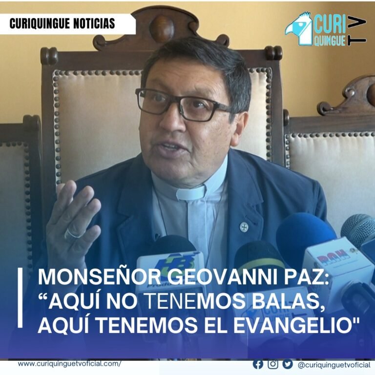 #NoticiaLocal Geovanny Paz, Obispo de Latacunga, se pronunció sobre la presencia de un grupo policial en su vivienda y aclaro como se desarrolló este suceso inesperado que tomo por sorpresa a varias personas, destaco además, el trabajo de la pastoral penitenciaria, un servicio que brinda acompañamiento espiritual y humano a las personas privadas de libertad. Más noticias y Tv en vivo: www.curiquinguetv.com #CuriquingueTvOficial