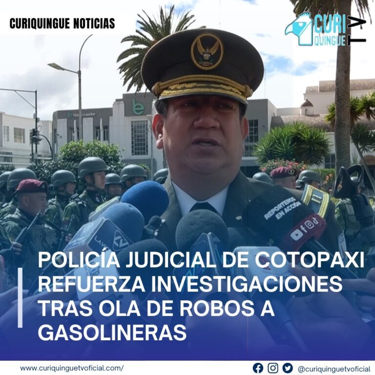 #NoticiaProvincial La Policía Nacional de Cotopaxi compartió con la ciudadanía los logros obtenidos en varios operativos realizados en la provincia, destacando importantes acciones contra la delincuencia. Entre los casos más relevantes, se reportó la captura de varios individuos que operaban en la E-35, cometiendo asaltos en la zona. Más noticias y Tv en vivo: www.curiquinguetv.com #CuriquingueTvOficial