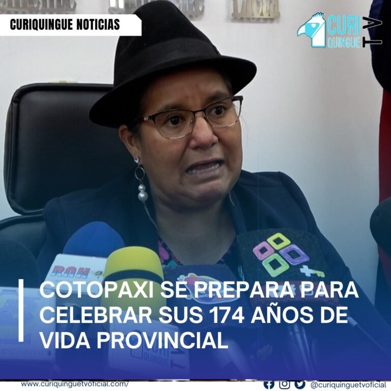 #NoticiaProvincial Cotopaxi celebra 174 años: La prefecta de Cotopaxi Lourdes Tibán anunció un desfile intercultural, cívico y militar el 1 de abril para conmemorar el aniversario de la provincia. Además, de comentar que sigue impulsando la construcción de puentes con mingas comunitarias. Más noticias y Tv en vivo: www.curiquinguetv.com #CuriquingueTvOficial