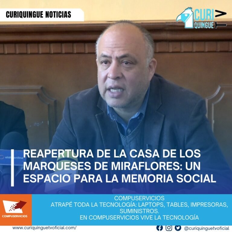 #NoticiaLocal El icónico edificio Marqueses de Miraflores reabrirá sus puertas el sábado 22 de febrero. Se han readecuado sus salas y mobiliario con el objetivo de convertirlo en un espacio para la memoria social de Latacunga. Además, se coordinarán visitas educativas con escuelas, colegios y universidades. Más noticias y Tv en vivo: www.curiquinguetv.com #CuriquingueTvOficial