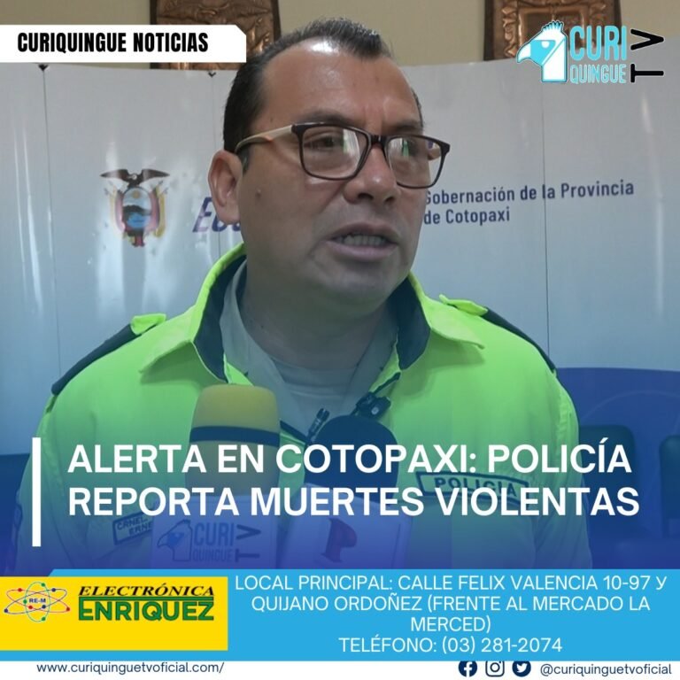 #NoticiaProvincial La Policía Nacional informó sobre dos fallecimientos ocurridos en la provincia. Uno de ellos fue una muerte violenta en el centro reclusorio Cotopaxi, donde se determinó que la causa fue asfixia mecánica por ahorcamiento. La investigación está siendo dirigida por la Fiscalía. Además, se reportó otra muerte en la provincia, esta vez en Pangua, donde la víctima falleció por heridas causadas por un arma blanca. La Policía Nacional de Cotopaxi continúa investigando ambos casos y se encuentran trabajando para esclarecer los hechos. Te recordamos que puedes seguirnos a través de #CuriquingueTv en #ATVCABLE #canal83 #Latacunga #Pujilí #Saquisilí #CBVisión #canal79 #Salcedo #Ambato #TVPlus #canal48 #LaManá #Valencia #Quevedo ¡Gracias por sintonizarnos! Más noticias y Tv en vivo: www.curiquinguetv.com #CuriquingueTvOficial