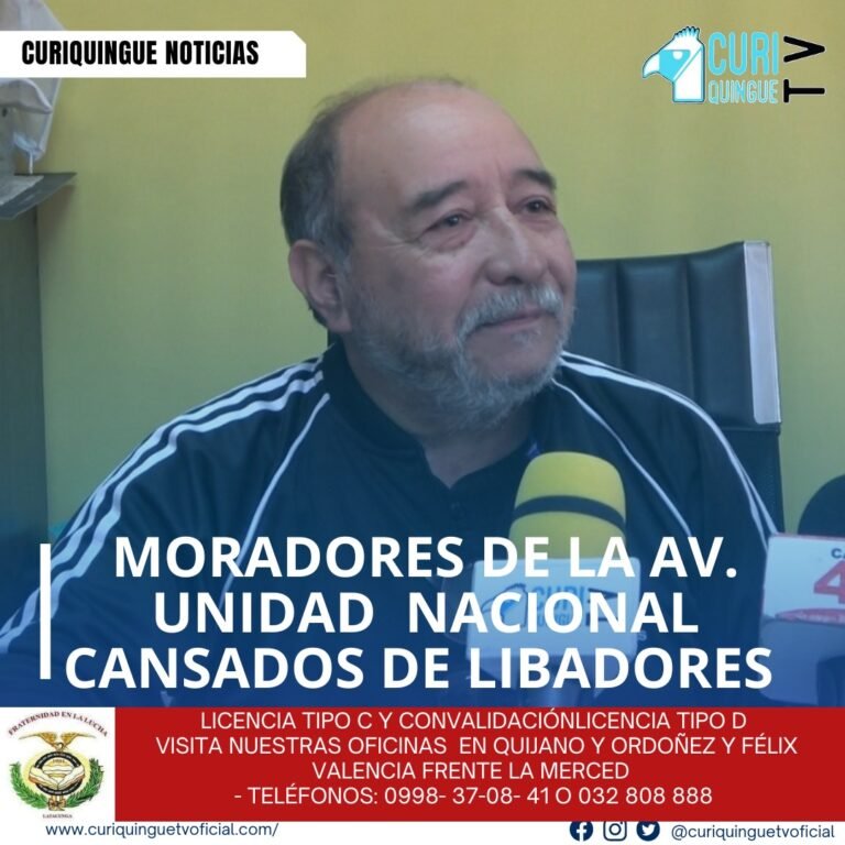 #NoticiaLocal Moradores del sector de la Unidad Nacional en Latacunga se manifestaron en contra de la presencia de libadores en la zona, especialmente durante los fines de semana. Según los residentes, los libadores están causando problemas en la comunidad, ya que realizan sus necesidades en la vía pública, generan ruido excesivo con sus vehículos y participan en riñas callejeras. Le recordamos que puede seguir a través de #CuriquingueTv en #ATVCABLE #canal83 #Latacunga #Pujilí #Saquisilí #CBVisión #canal79 #Salcedo #Ambato #TVPlus #canal48 #LaManá #Valencia #Quevedo ¡Gracias por sintonizarnos! Más noticias y Tv en vivo: www.curiquinguetv.com #CuriquingueTvOficial