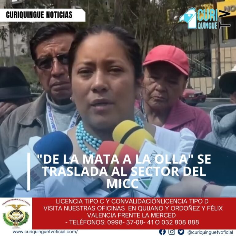 #NoticiaLocal Productores de "Mata a la Olla" buscan reubicación en alrededores del MICC Los productores de la tradicional feria "De la Mata a la Olla" están explorando opciones para reubicar sus actividades económicas en los alrededores del MICC. La reubicación en los alrededores del sector del MICC es con el propósito de no pausar las actividades económicas. Le recordamos que puede seguir a través de #CuriquingueTv en #ATVCABLE #canal83 #Latacunga #Pujilí #Saquisilí #CBVisión #canal79 #Salcedo #Ambato #TVPlus #canal48 #LaManá #Valencia #Quevedo ¡Gracias por sintonizarnos! Más noticias y Tv en vivo: www.curiquinguetv.com #CuriquingueTvOficial