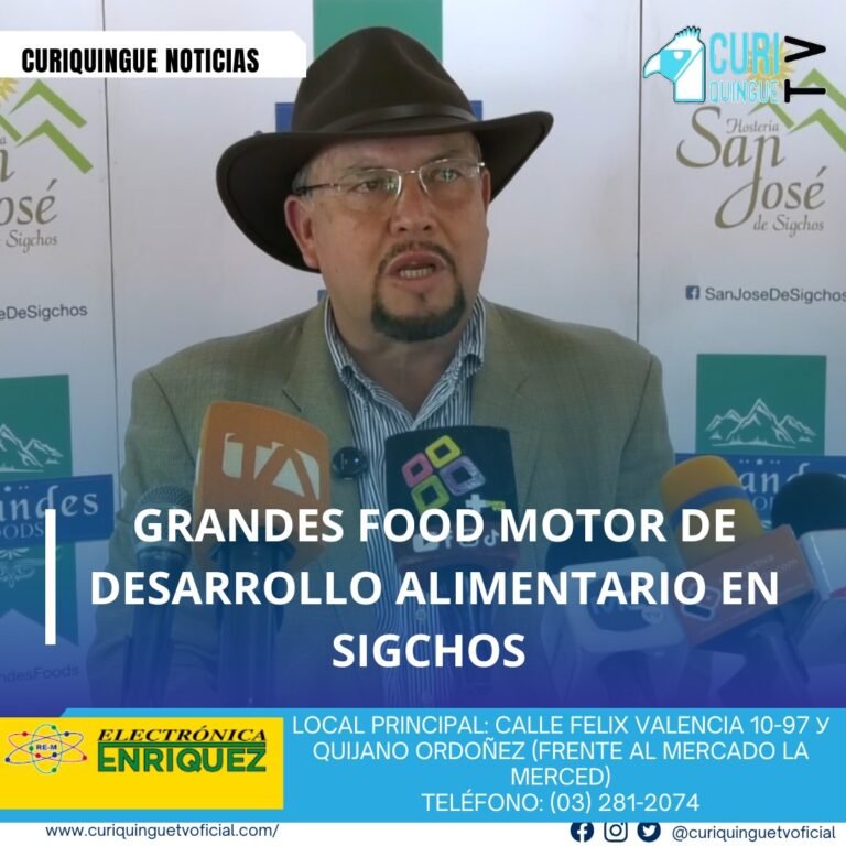 #NoticiaCantonal En el cantón sigchos se encuentra ubicada la corporación grandes foods quienes se dedican a la producción de varios alimentos como lácteos embutidos chichos en varias presentaciones Le recordamos que puede seguir a través de #CuriquingueTv en #ATVCABLE #canal83 #Latacunga #Pujilí #Saquisilí #CBVisión #canal79 #Salcedo #Ambato #TVPlus #canal48 #LaManá #Valencia #Quevedo ¡Gracias por sintonizarnos! Más noticias y Tv en vivo: www.curiquinguetv.com #CuriquingueTvOficial