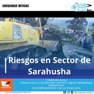 #NoticiaLocal El jefe político del cantón Latacunga informó sobre los riesgos existentes en el sector de Sarahusha. Según estudios y vuelos de dron, se determinaron posibles afectaciones a futuro debido a movimientos de tierras. Las autoridades están trabajando para mitigar estos riesgos y proteger a la comunidad. Le recordamos que puede seguir a través de #CuriquingueTv en #ATVCABLE #canal83 #Latacunga #Pujilí #Saquisilí #CBVisión #canal79 #Salcedo #Ambato #TVPlus #canal48 #LaManá #Valencia #Quevedo a las 07H00. ¡Gracias por sintonizarnos! #CuriquingueTv #UnaNuevaFormaDeHacerTelevisión www.curiquinguetv.com