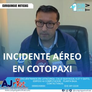 #NoticiaLocal Un avión de la Fuerza Aérea experimentó una falla mecánica en el Aeropuerto Cotopaxi. Afortunadamente, no se reportaron daños mayores. Le recordamos que puede seguir a través de #CuriquingueTv en #ATVCABLE #canal83 #Latacunga #Pujilí #Saquisilí #CBVisión #canal79 #Salcedo #Ambato #TVPlus #canal48 #LaManá #Valencia #Quevedo a las 07H00. ¡Gracias por sintonizarnos! #CuriquingueTv #UnaNuevaFormaDeHacerTelevisión www.curiquinguetv.com