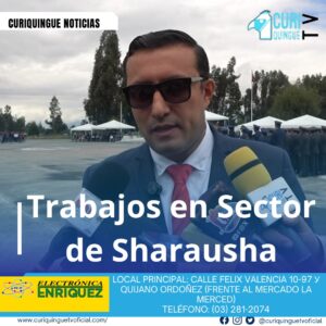 #NoticiaProvincial El gobernador de Cotopaxi informó sobre los trabajos que se están realizando en el sector de Sharausha, donde la vía se está cediendo debido a las fuertes lluvias, lo que ha provocado el cierre de la vía y la evacuación de varias familias que viven en el sector. Le recordamos que puede seguir a través de #CuriquingueTv en #ATVCABLE #canal83 #Latacunga #Pujilí #Saquisilí #CBVisión #canal79 #Salcedo #Ambato #TVPlus #canal48 #LaManá #Valencia #Quevedo a las 07H00. ¡Gracias por sintonizarnos! #CuriquingueTv #UnaNuevaFormaDeHacerTelevisión www.curiquinguetv.com
