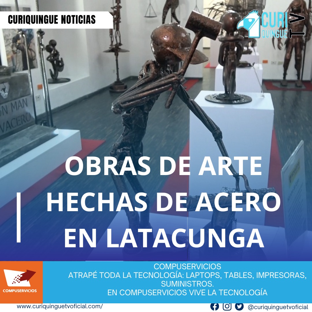 #NoticiaLocal En la Casa de los Marqueses de Latacunga, se inauguró una exhibición de obras de arte hechas de acero reciclado. La muestra estará abierta al público durante 30 días. Le recordamos que puede seguir a través de #CuriquingueTv en #ATVCABLE #canal83 #Latacunga #Pujilí #Saquisilí #CBVisión #canal79 #Salcedo #Ambato #TVPlus #canal48 #LaManá #Valencia #Quevedo a las 07H00. ¡Gracias por sintonizarnos! #CuriquingueTv #UnaNuevaFormaDeHacerTelevisión www.curiquinguetv.com