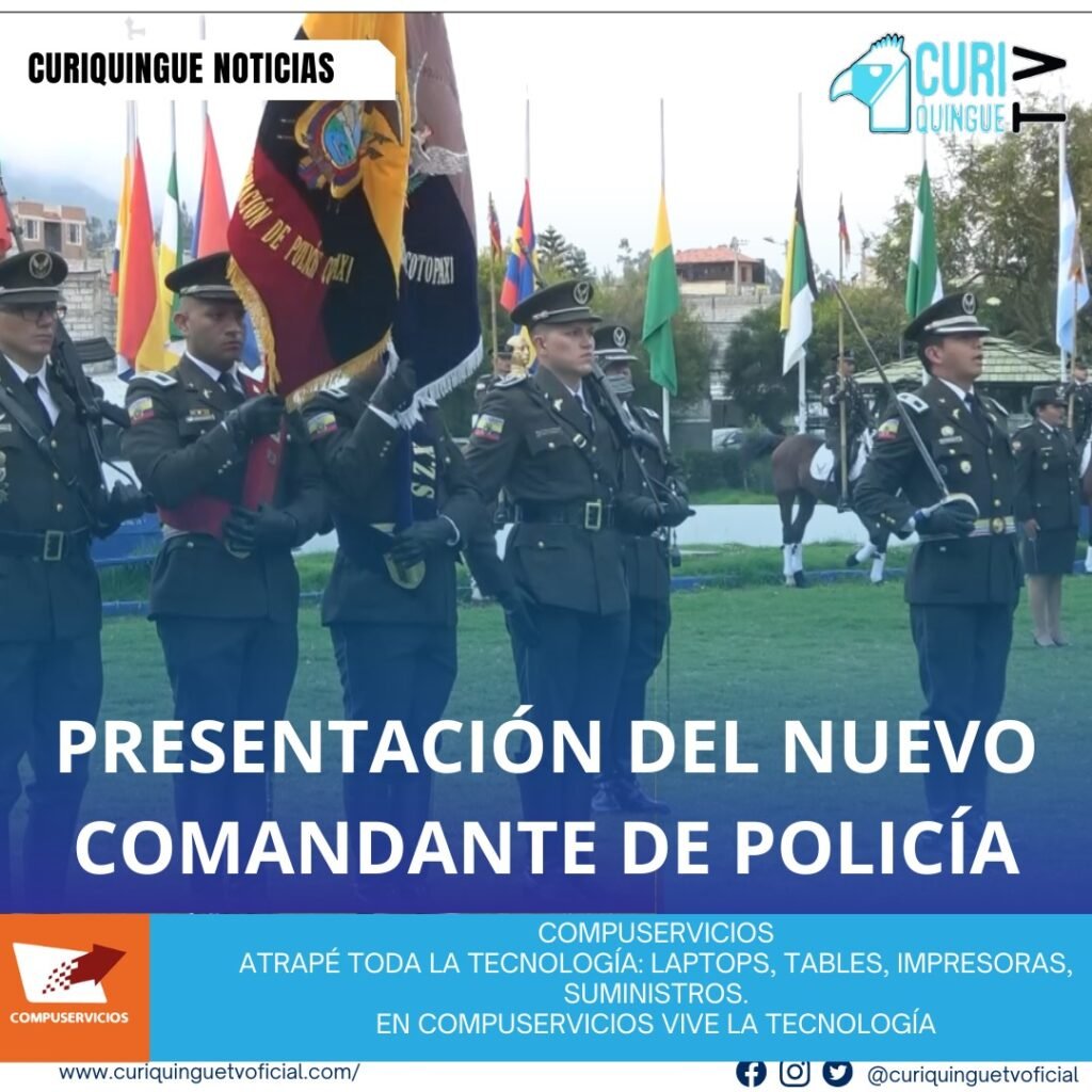#NoticiaLocal Se presentó al nuevo comandante de la Policía Subzona Cotopaxi. Durante su intervención, el comandante destacó que sancionarán a todo miembro policial que se desvía de su misión. Esta declaración refleja el compromiso de la nueva autoridad para fortalecer la disciplina y la eficiencia dentro de la institución policial. Le recordamos que puede seguir a través de #CuriquingueTv en #ATVCABLE #canal83 #Latacunga #Pujilí #Saquisilí #CBVisión #canal79 #Salcedo #Ambato #TVPlus #canal48 #LaManá #Valencia #Quevedo a las 07H00. ¡Gracias por sintonizarnos! #CuriquingueTv #UnaNuevaFormaDeHacerTelevisión www.curiquinguetv.com