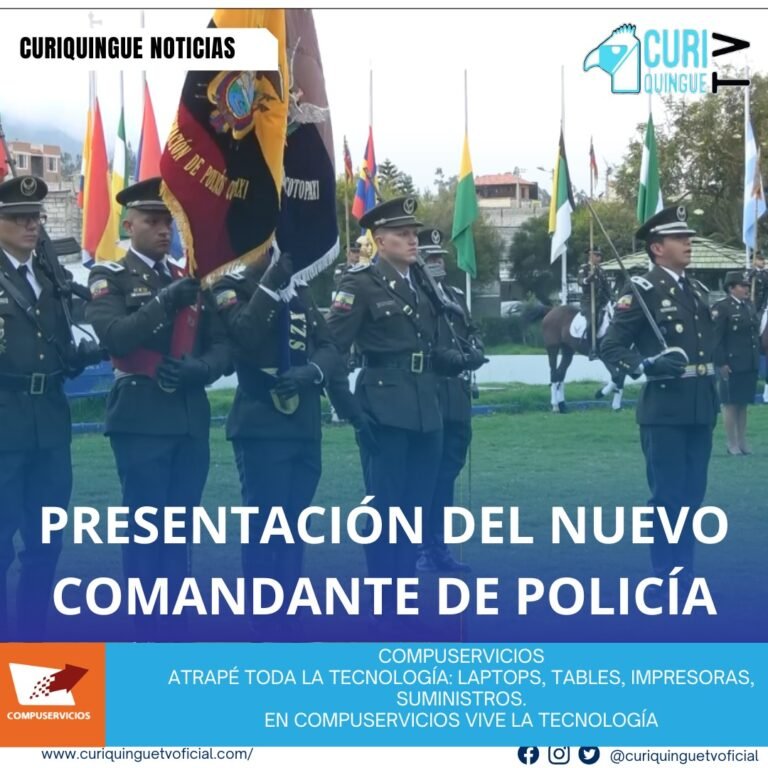 #NoticiaLocal Se presentó al nuevo comandante de la Policía Subzona Cotopaxi. Durante su intervención, el comandante destacó que sancionarán a todo miembro policial que se desvía de su misión. Esta declaración refleja el compromiso de la nueva autoridad para fortalecer la disciplina y la eficiencia dentro de la institución policial. Le recordamos que puede seguir a través de #CuriquingueTv en #ATVCABLE #canal83 #Latacunga #Pujilí #Saquisilí #CBVisión #canal79 #Salcedo #Ambato #TVPlus #canal48 #LaManá #Valencia #Quevedo a las 07H00. ¡Gracias por sintonizarnos! #CuriquingueTv #UnaNuevaFormaDeHacerTelevisión www.curiquinguetv.com