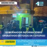 #NoticiaProvincial El gobernador de Cotopaxi informó sobre varios operativos realizados el pasado jueves 15 de mayo, que resultaron en personas detenidas, decomiso de sustancias sujetas a fiscalización y operativos en diferentes sectores de la ciudad. Estos operativos muestran el compromiso de las autoridades con la seguridad y el orden en la provincia. Le recordamos que puede seguir a través de #CuriquingueTv en #ATVCABLE #canal83 #Latacunga #Pujilí #Saquisilí #CBVisión #canal79 #Salcedo #Ambato #TVPlus #canal48 #LaManá #Valencia #Quevedo a las 07H00. ¡Gracias por sintonizarnos! #CuriquingueTv #UnaNuevaFormaDeHacerTelevisión www.curiquinguetv.com
