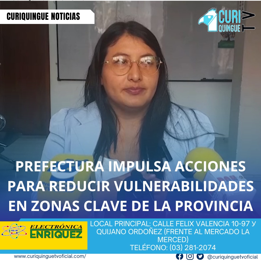 #NoticiaProvincial Carolina Jumbo, gestora de riesgos de la Prefectura de Cotopaxi, detalla los trabajos que se están ejecutando en Sarausha y explica las causas de los deslizamientos en el sector, buscando mitigar los riesgos y proteger a la comunidad. Le recordamos que puede seguir a través de #CuriquingueTv en #ATVCABLE #canal83 #Latacunga #Pujilí #Saquisilí #CBVisión #canal79 #Salcedo #Ambato #TVPlus #canal48 #LaManá #Valencia #Quevedo a las 07H00. ¡Gracias por sintonizarnos! #CuriquingueTv #UnaNuevaFormaDeHacerTelevisión www.curiquinguetv.com