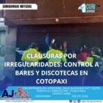 #NoticiaLocal La Intendencia General de Policía llevó a cabo controles en bares, discotecas y eventos, clausurando varios establecimientos que no contaban con los permisos respectivos. La seguridad y el orden público son fundamentales para nuestra comunidad. Le recordamos que puede seguir a través de #CuriquingueTv en #ATVCABLE #canal83 #Latacunga #Pujilí #Saquisilí #CBVisión #canal79 #Salcedo #Ambato #TVPlus #canal48 #LaManá #Valencia #Quevedo a las 07H00. ¡Gracias por sintonizarnos! #CuriquingueTv #UnaNuevaFormaDeHacerTelevisión www.curiquinguetv.com