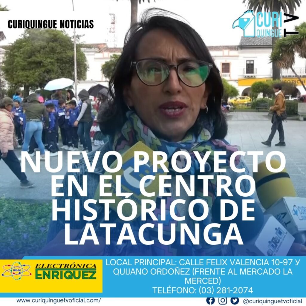 #NoticiaLocal Se están realizando pruebas piloto del proyecto "Doña BB y Don Vicente" para dar a conocer el centro histórico de Latacunga. Le recordamos que puede seguir a través de #CuriquingueTv en #ATVCABLE #canal83 #Latacunga #Pujilí #Saquisilí #CBVisión #canal79 #Salcedo #Ambato #TVPlus #canal48 #LaManá #Valencia #Quevedo a las 07H00. ¡Gracias por sintonizarnos! #CuriquingueTv #UnaNuevaFormaDeHacerTelevisión www.curiquinguetv.com