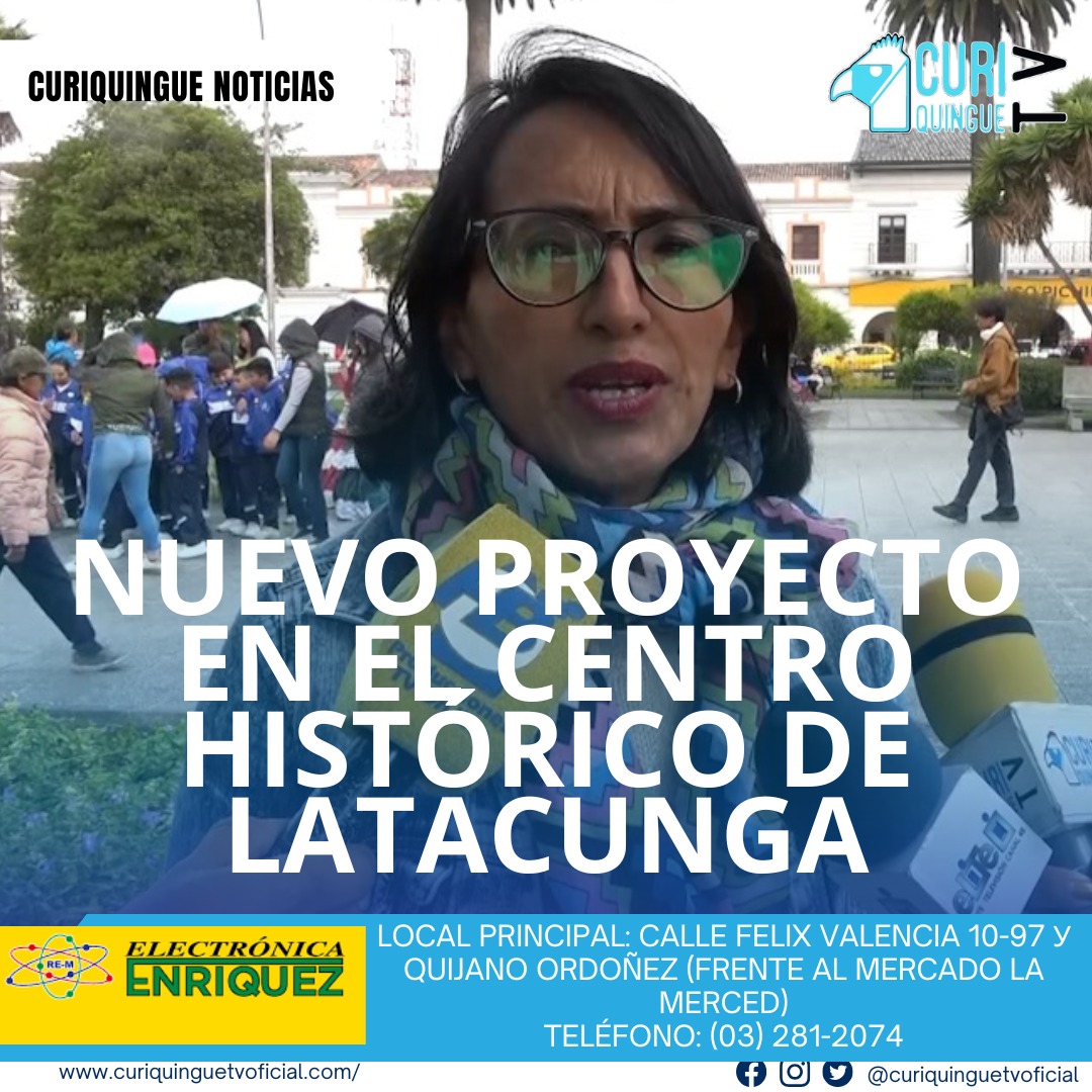 #NoticiaLocal Se están realizando pruebas piloto del proyecto "Doña BB y Don Vicente" para dar a conocer el centro histórico de Latacunga. Le recordamos que puede seguir a través de #CuriquingueTv en #ATVCABLE #canal83 #Latacunga #Pujilí #Saquisilí #CBVisión #canal79 #Salcedo #Ambato #TVPlus #canal48 #LaManá #Valencia #Quevedo a las 07H00. ¡Gracias por sintonizarnos! #CuriquingueTv #UnaNuevaFormaDeHacerTelevisión www.curiquinguetv.com