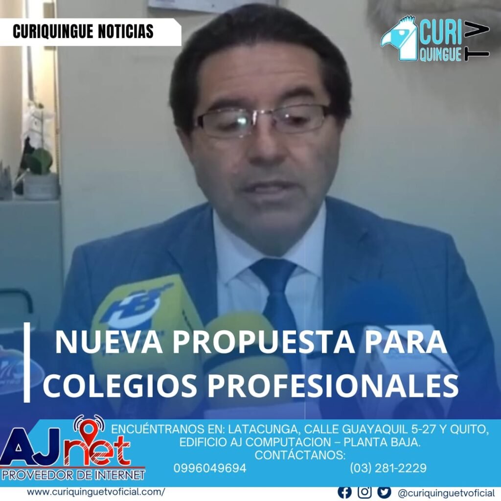 #NoticiaLocal El Sr. Patricio Córdova Cepeda informa sobre una nueva propuesta para los colegios de profesionales de Cotopaxi, con 16 colegios ya vinculados. Le recordamos que puede seguir a través de #CuriquingueTv en #ATVCABLE #canal83 #Latacunga #Pujilí #Saquisilí #CBVisión #canal79 #Salcedo #Ambato #TVPlus #canal48 #LaManá #Valencia #Quevedo a las 07H00. ¡Gracias por sintonizarnos! #CuriquingueTv #UnaNuevaFormaDeHacerTelevisión www.curiquinguetv.com