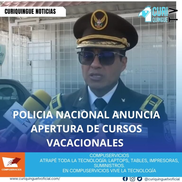 #NoticiaLocal El Tcrnl. Santiago Razo de la Policía Nacional informa sobre los cursos vacacionales que se impartirán durante las vacaciones. Además, destaca los operativos que se están realizando en la ciudad de Latacunga para garantizar la seguridad ciudadana. #EnVivo #CuriquingueNoticias Iniciamos una nueva jornada #informativa. #KarolSalguero acompañando en esta mañana de este viernes 14 de febrero de 2025. ¡Bienvenido! Le recordamos que puede seguir a través de #CuriquingueTv en #ATVCABLE #canal83 #Latacunga #Pujilí #Saquisilí #CBVisión #canal79 #Salcedo #Ambato #TVPlus #canal48 #LaManá #Valencia #Quevedo a las 07H00. ¡Gracias por sintonizarnos! #CuriquingueTv #UnaNuevaFormaDeHacerTelevisión www.curiquinguetv.com