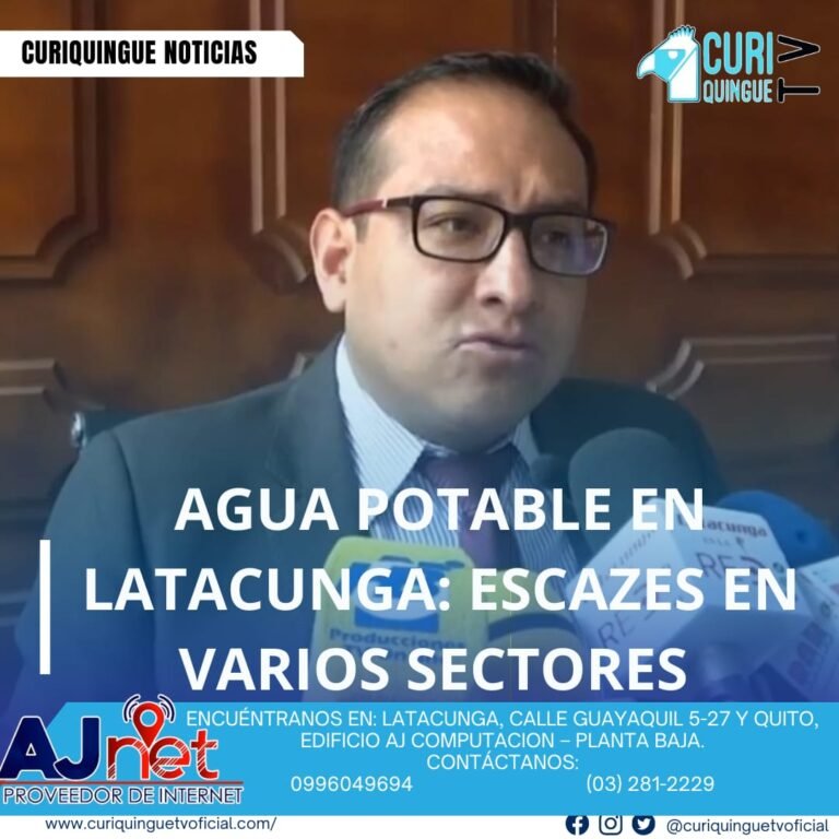 #NoticiaLocal Problemas de Agua Potable: El concejal Cristian Molina destaca los problemas de falta de agua potable en varios sectores de la ciudad. Le recordamos que puede seguir a través de #CuriquingueTv en #ATVCABLE #canal83 #Latacunga #Pujilí #Saquisilí #CBVisión #canal79 #Salcedo #Ambato #TVPlus #canal48 #LaManá #Valencia #Quevedo a las 07H00. ¡Gracias por sintonizarnos! #CuriquingueTv #UnaNuevaFormaDeHacerTelevisión www.curiquinguetv.com
