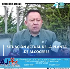 #NoticiaLocal El concejal Xavier Cajilema informó sobre la situación actual de la planta de alcoceres en la zona. Según el concejal, se están tomando medidas para abordar los desafíos y mejorar la eficiencia de la planta. Se espera que estas acciones tengan un impacto positivo en la comunidad y en el medio ambiente. Le recordamos que puede seguir a través de #CuriquingueTv en #ATVCABLE #canal83 #Latacunga #Pujilí #Saquisilí #CBVisión #canal79 #Salcedo #Ambato #TVPlus #canal48 #LaManá #Valencia #Quevedo a las 07H00. ¡Gracias por sintonizarnos! #CuriquingueTv #UnaNuevaFormaDeHacerTelevisión www.curiquinguetv.com