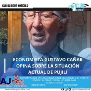 #NoticiaLocal El economista Gustavo Cañar, ex alcalde del cantón Pujilí, compartió su punto de vista sobre la situación actual del cantón. Su opinión ofrece una perspectiva sobre los desafíos y oportunidades que enfrenta Pujilí en la actualidad. Le recordamos que puede seguir a través de #CuriquingueTv en #ATVCABLE #canal83 #Latacunga #Pujilí #Saquisilí #CBVisión #canal79 #Salcedo #Ambato #TVPlus #canal48 #LaManá #Valencia #Quevedo a las 07H00. ¡Gracias por sintonizarnos! #CuriquingueTv #UnaNuevaFormaDeHacerTelevisión www.curiquinguetv.com