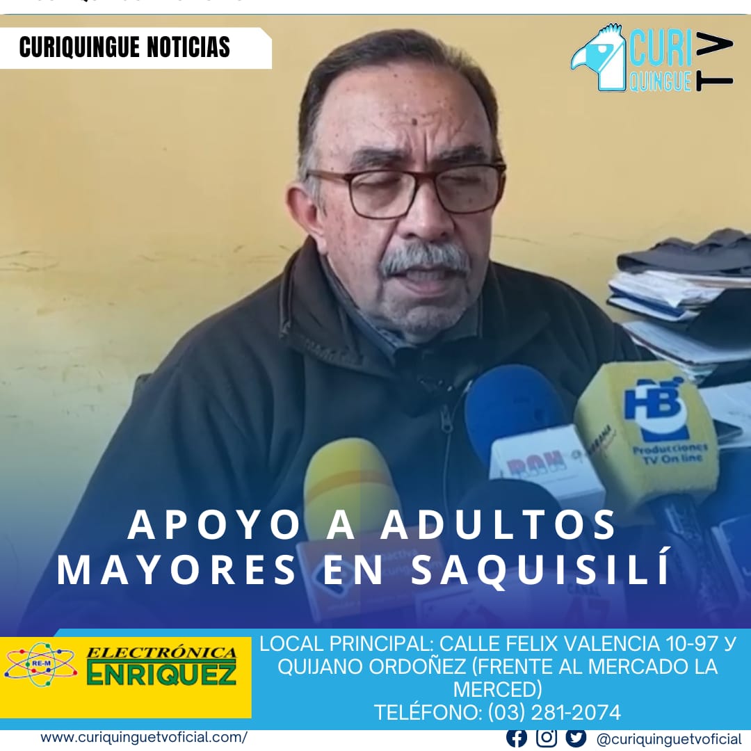 #NoticiaLocal La Dirección de Desarrollo Social de Saquisilí entregó sillas de ruedas a adultos mayores y trabaja en mejorar la calidad del agua en zonas rurales junto con la Fundación Hombro a Hombro y la Universidad de Indiana. Le recordamos que puede seguir a través de #CuriquingueTv en #ATVCABLE #canal83 #Latacunga #Pujilí #Saquisilí #CBVisión #canal79 #Salcedo #Ambato #TVPlus #canal48 #LaManá #Valencia #Quevedo a las 07H00. ¡Gracias por sintonizarnos! #CuriquingueTv #UnaNuevaFormaDeHacerTelevisión www.curiquinguetv.com