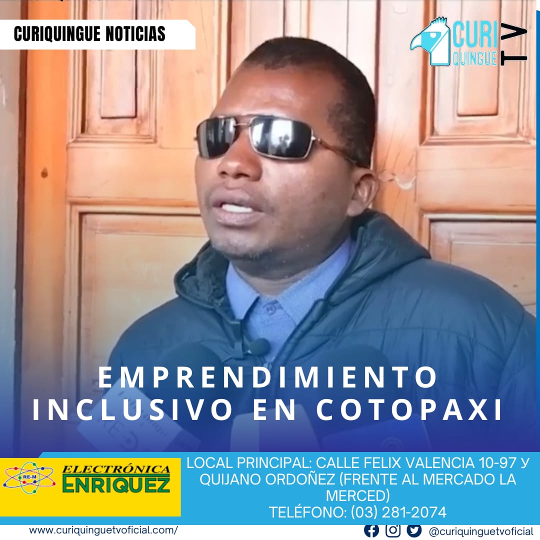 #NoticiaLocal La Asociación de No Videntes de Cotopaxi lanzó un proyecto de producción de papas y chifles con el respaldo del Municipio y la Prefectura. Aunque los fondos obtenidos han sido beneficiosos, aún existen necesidades básicas que limitan su expansión. También se destacó la falta de accesibilidad urbana y atención inclusiva en instituciones públicas. Le recordamos que puede seguir a través de #CuriquingueTv en #ATVCABLE #canal83 #Latacunga #Pujilí #Saquisilí #CBVisión #canal79 #Salcedo #Ambato #TVPlus #canal48 #LaManá #Valencia #Quevedo a las 07H00. ¡Gracias por sintonizarnos! #CuriquingueTv #UnaNuevaFormaDeHacerTelevisión www.curiquinguetv.com