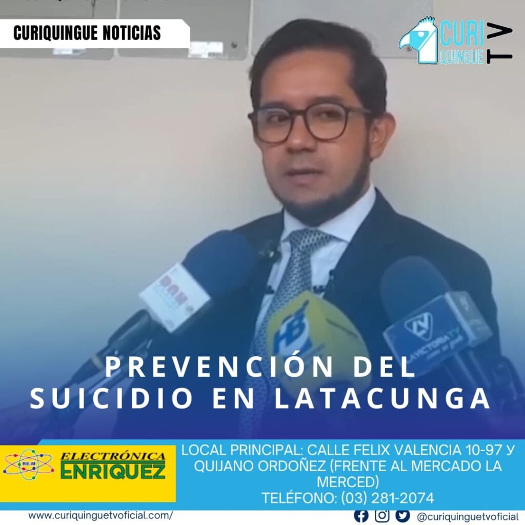 #NoticiaLocal El secretario general de Derechos Humanos del cantón Latacunga, Andrés Andino, informó sobre las actividades articuladas para prevenir el suicidio y fortalecer la salud mental. Estas acciones se ejecutan en coordinación con el Ministerio de Salud Pública y el área de atención prioritaria, con un enfoque en la protección emocional de adolescentes y jóvenes en situación de vulnerabilidad.
