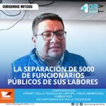 #NoticiaLocal El Dr. Carlos Herrera explica las normas jurídicas que el gobierno aplicó para separar a 5.000 funcionarios públicos. Según el experto, las medidas adoptadas se fundamentan en leyes y regulaciones específicas que permiten al gobierno tomar decisiones administrativas para optimizar la gestión pública.