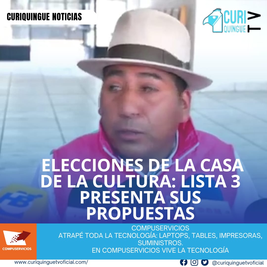 #NoticiaLocal La lista 3 “Cultura en Acción”, candidata a la presidencia de la Casa de la Cultura Núcleo de Cotopaxi, presentó sus propuestas en una rueda de prensa de cara a las elecciones del 16 de agosto. Su plan incluye abrir el espacio a la comunidad artística, mejorar el cuidado del edificio y fomentar la creación de proyectos culturales sólidos. Además, destacan iniciativas como las caravanas artísticas y la promoción de la danza folklórica para fortalecer el arte en la provincia. También señalaron que el presupuesto de la institución es de 220 mil dólares, de los cuales el 70% se destina a gastos corrientes. El movimiento enfatizó la necesidad de una administración transparente y eficiente para reorientar recursos hacia actividades que impulsen el desarrollo artístico local. Con este enfoque, invitaron a la ciudadanía a respaldar su propuesta de renovación cultural.