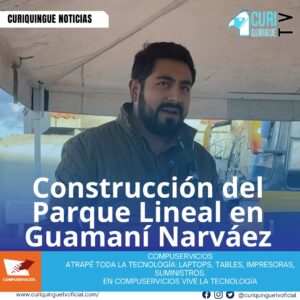 #NoticiaLocal La administración del alcalde Fabricio Tinajero inició la construcción del Parque Lineal en el sector Guamaní Narváez, parroquia Guaytacama, con una inversión superior a los $66.000. Los trabajos se ejecutarán en 49 días y dotarán al barrio de un espacio renovado para el encuentro y la recreación. Los vecinos recibieron la noticia con alegría, destacando la importancia de la obra para el desarrollo comunitario y turístico.