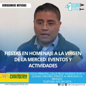 #NoticiaLocales Con motivo de las próximas fiestas en homenaje a la Virgen de la Merced, los fieles se preparan para celebrar con varios eventos y actividades. A continuación, se presentarán los detalles de las festividades, que incluyen actos religiosos, procesiones y otras actividades culturales y recreativas. Se espera una gran participación de la comunidad en estas celebraciones. Le recordamos que puede seguir a través de #CuriquingueTv en #ATVCABLE #canal83 #Latacunga #Pujilí #Saquisilí #CBVisión #canal79 #Salcedo #Ambato #TVPlus #canal48 #LaManá #Valencia #Quevedo a las 07H00. ¡Gracias por sintonizarnos! #CuriquingueTv #UnaNuevaFormaDeHacerTelevisión www.curiquinguetv.com
