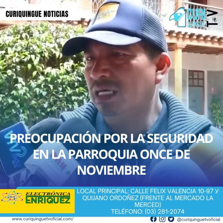 La Parroquia Once de Noviembre ha solicitado la intervención de la Intendencia General de Policía para abordar la creciente preocupación por la seguridad en la zona. Un representante del Comité de Seguridad del Barrio La Unión expresó su inquietud por los diversos altercados nocturnos y reveló que recientemente se evitó un secuestro gracias a la rápida acción de los vecinos.