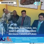 El Tribunal Electoral del Sindicato de Choferes Profesionales de Cotopaxi informó que varias candidaturas han sido rechazadas por no cumplir con los estatutos de la institución. Esta decisión busca garantizar que los procesos electorales se realicen de manera transparente y conforme a las normas establecidas.