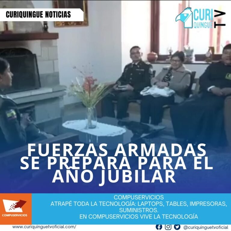 #NoticiaLocal Este 2025 se celebra el año jubilar en la religión católica. En la cual participan varias instituciones del país como las militares policiales y de la fuerza aérea. Le recordamos que puede seguir a través de #CuriquingueTv en #ATVCABLE #canal83 #Latacunga #Pujilí #Saquisilí #CBVisión #canal79 #Salcedo #Ambato #TVPlus #canal48 #LaManá #Valencia #Quevedo a las 07H00. ¡Gracias por sintonizarnos! #CuriquingueTv #UnaNuevaFormaDeHacerTelevisión www.curiquinguetv.com