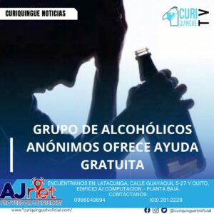 El Grupo de Alcohólicos Anónimos invitó a la ciudadanía a acercarse si tienen algún familiar o conocido que tenga problemas con el alcohol. La organización ofrece ayuda gratuita y apoyo para aquellos que buscan superar la adicción.