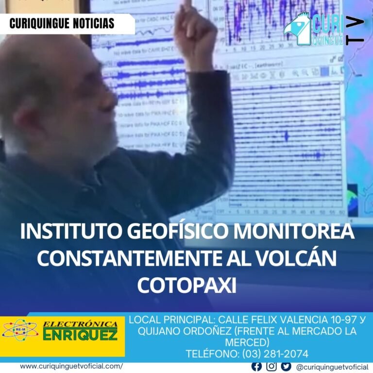 Noticias Latacunga El Instituto Geofísico de la Escuela Politécnica Nacional mantiene un monitoreo constante del volcán Cotopaxi, considerado uno de los más peligrosos del país debido a su actividad volcánica y la posibilidad de erupciones que pueden generar lahares devastadores. Los profesionales del Instituto Geofísico explican que su trabajo incluye el monitoreo de la actividad sísmica, la deformación del volcán y la emisión de gases.