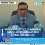 El gobernador de Cotopaxi informó sobre el inicio del nuevo año lectivo y los planes estratégicos para cuidar el bienestar de los estudiantes. Además, se discutieron otros temas de interés local.