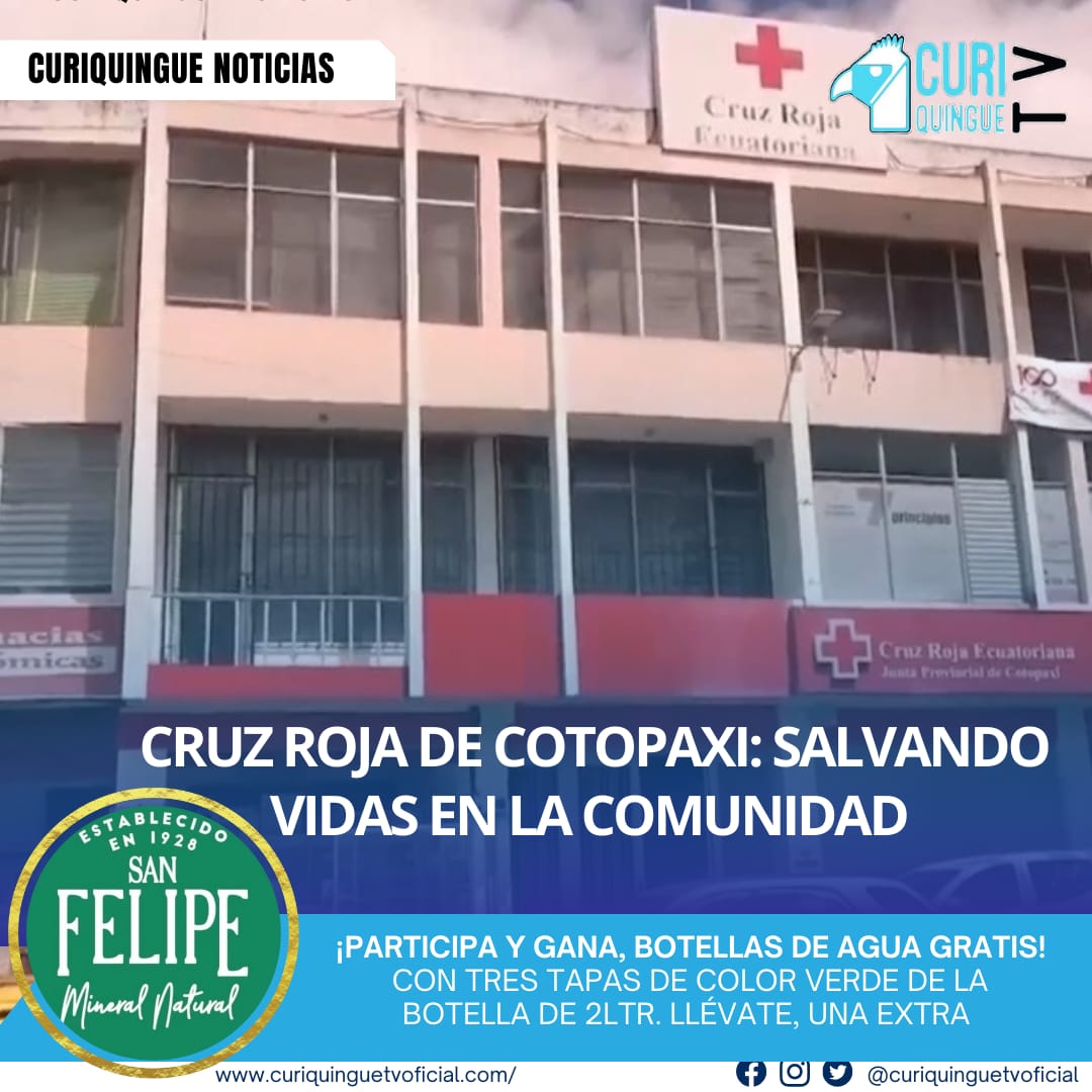 La Cruz Roja de Cotopaxi se dedica a servir a la comunidad a través de varios trabajos que buscan salvar vidas. La institución presentó un informe sobre sus actividades y logros en beneficio de la comunidad.